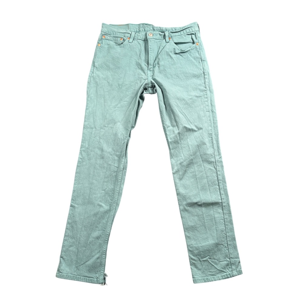 Levis 511 Slim Fit Pants Mens‎ 32x31 (Tag 33x32) Teal Dyed Y2K Streetwear Skate